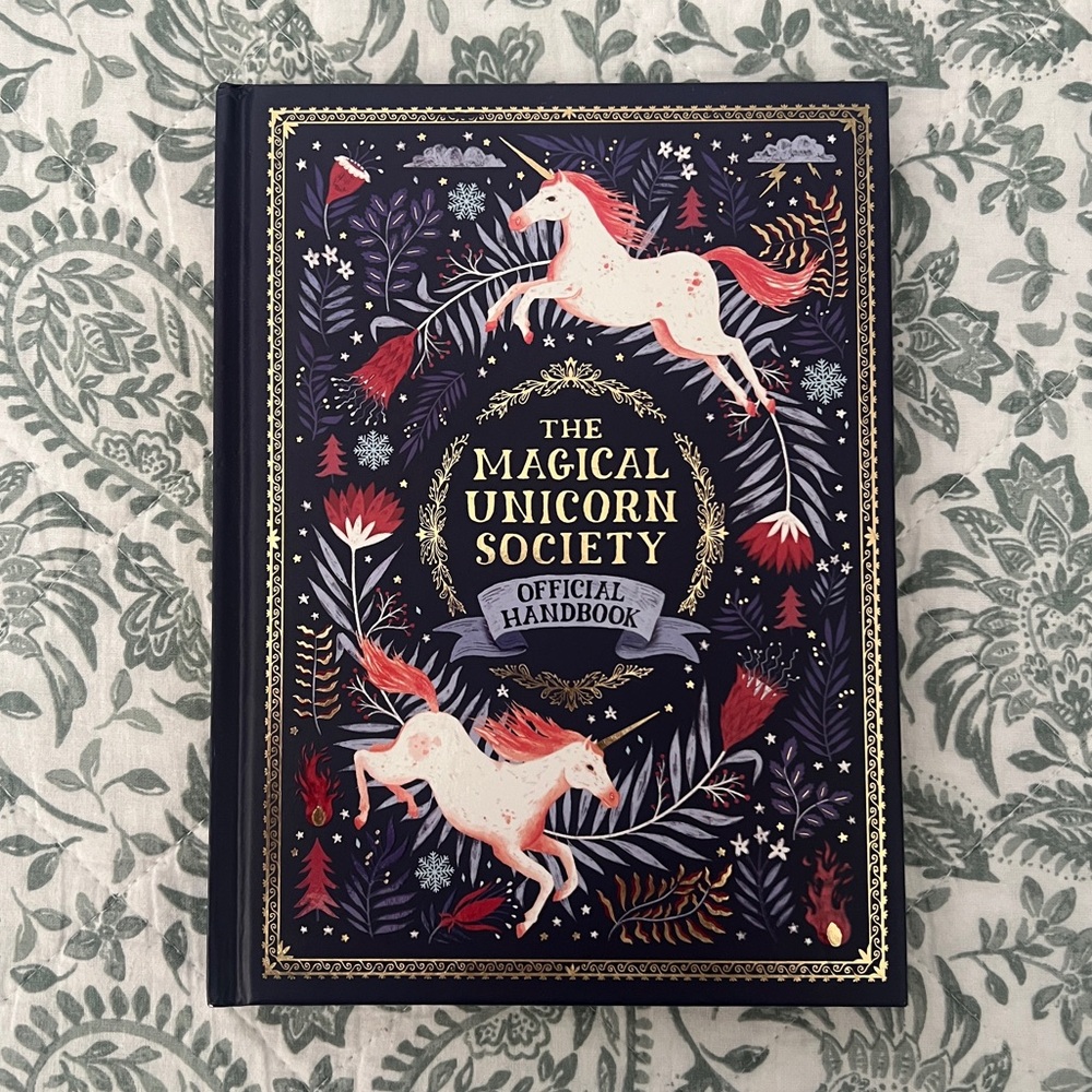 NEW Hardcover Book, The Magical Unicorn Society Official Handbook